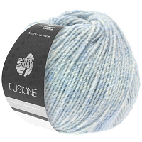 Fusione (008, Светло - голубой / чисто - белый меланж)