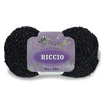 Riccio Solo Filato (5124, Черный / черный люрекс)