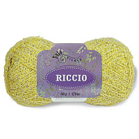 Riccio Solo Filato (5130, Нежно - лимонный / люрекс серебро)