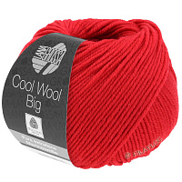 Cool Wool Big Uni / Melange (648, Карминно - красный)