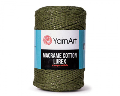 Пряжа YarnArt Macrame Cotton Lurex в интернет магазине Дом Пряжи.