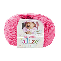 Baby Wool Alize (33, Ярко - розовый)
