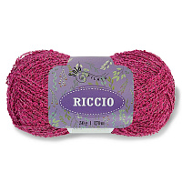 Riccio Solo Filato (5137, Темно - малиновый / люрекс темно - малиновый)