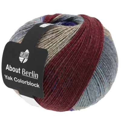 Пряжа Lana Grossa About Berlin Yak Colorblok в интернет магазине Дом Пряжи.