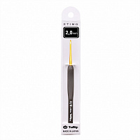 Крючки для вязания с ручкой ETIMO серого цвета (2.00)