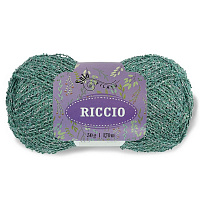 Riccio Solo Filato (5148, Зеленый сланец / люрекс серебро)