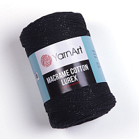 Macrame Cotton Lurex (722, Черный / черный люрекс)