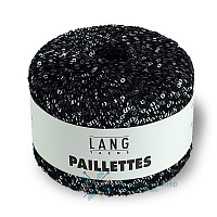 Paillettes (0004, Черный / черные пайетки)
