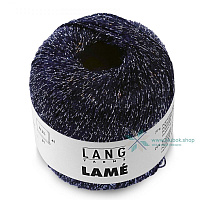 Lame (0025, Темно - синий / люрекс серебро)