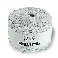 Paillettes (0001, Белый / серебо)