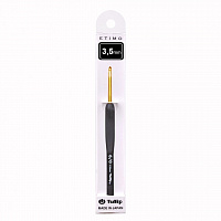 Крючки для вязания с ручкой ETIMO серого цвета (3.50)